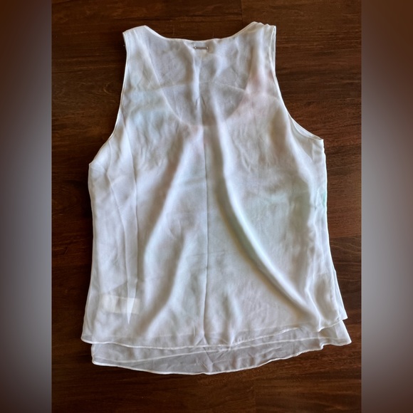 Calvin Klein White Tank Top Size Large - Picture 3 of 3